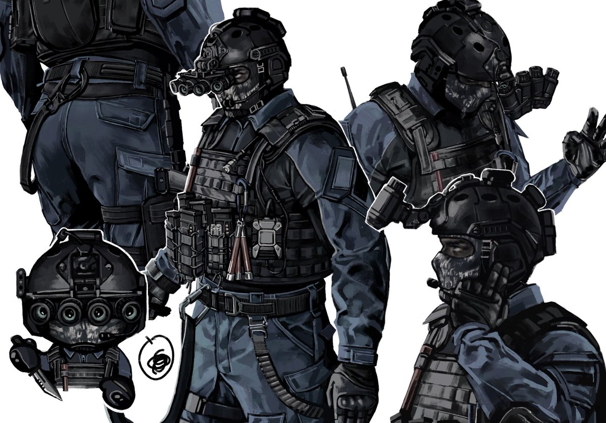 chickeninpaper's tweet photo. 越画越多了捏😲
 #codghosts #keeganpruss https://t.co/Liq7QLJfLi