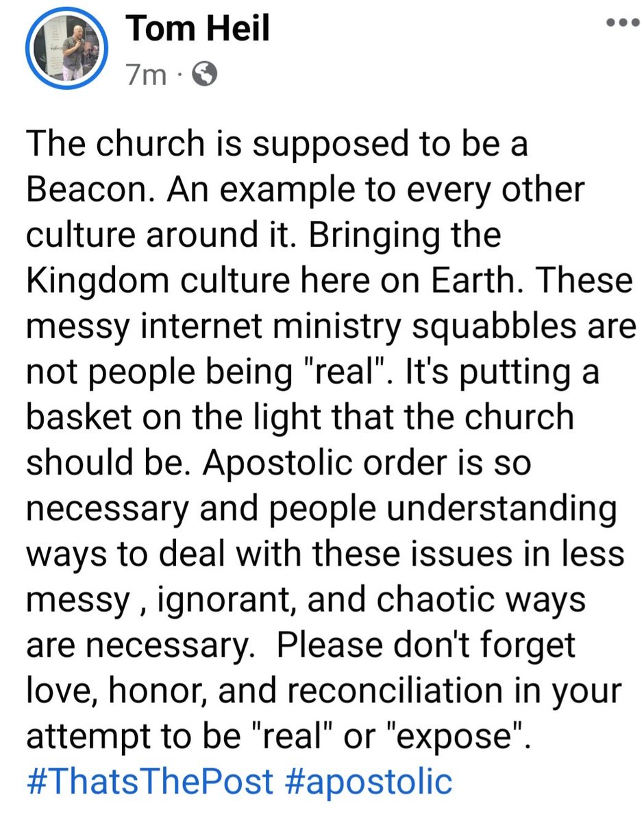 PastorTomHeilJr's tweet photo. #apostolic #Kingdom https://t.co/Gw8xq0nykI