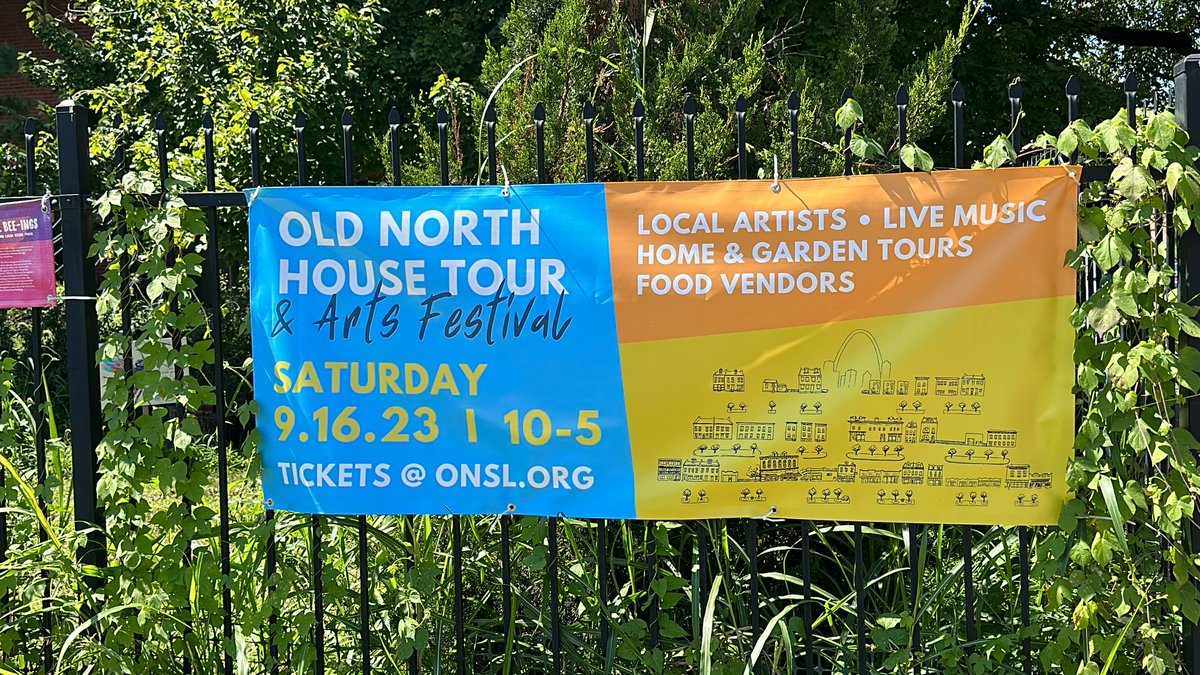 The Old North House Tour is back! Join me Saturday, September 16 from 10-5 for unique homes, gardens, artists, and live music on N 14th Street! Tickets are $15 online at ONSL.org