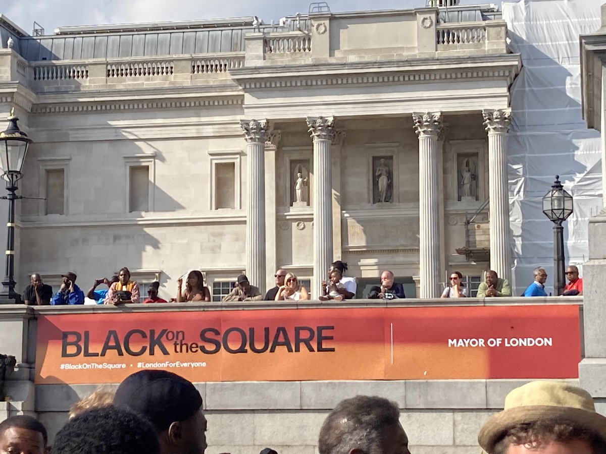 DandDindigo's tweet photo. Good vibes in the sunshine #BlackOnTheSquare https://t.co/2d2zXcOgOo