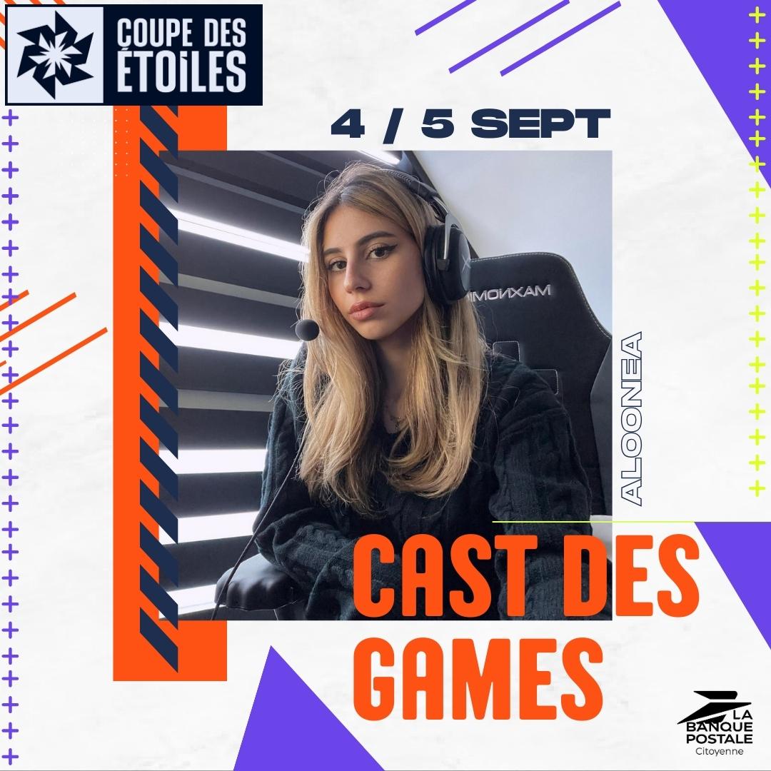 Aloonea_'s tweet photo. Je suis TRES heureuse de vous annoncer que je vais diffuser sur ma chaine Twitch les qualifications de la Coupe des Étoiles !!!!  🥰

C'est la première compétition féminine officielle de LEAGUE OF LEGENDS  ! 💫

RDV LE 4 et 5 SEPTEMBRE !!