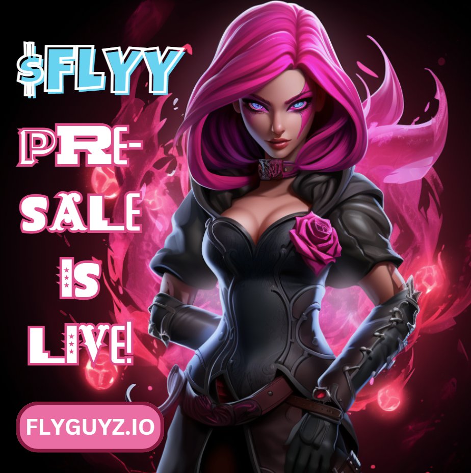 algoxfloww's tweet photo. $FLYY Pre-Sale is blazing through Phase 1 โก๏ธ
Lock in the best price now ๐
Expect 300% ROI ๐
Gang inโก๏ธ https://t.co/tmKFXXGMQf // #FLYY
#FlyGuyz #Crypto #NFTs #Blockchain #Web3 #INDvsPAK https://t.co/liHHVy7lMG