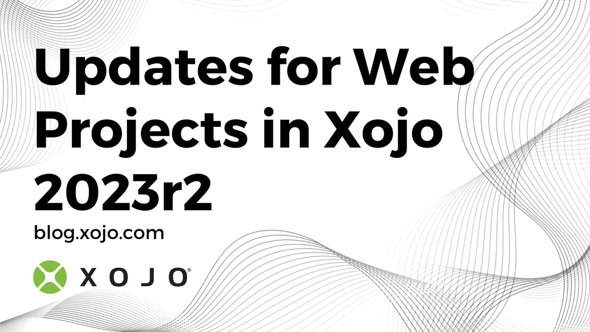 xojo's tweet image. While #DarkMode and #Bootstrap5 are main feature in this release, we’ve put a lot into making everything better including: improved accessibility, updates to the WebListBox &amp;amp; WebChart, IDE performance improvements and more bit.ly/3Ki7Qlz 
#webdev #indiedev