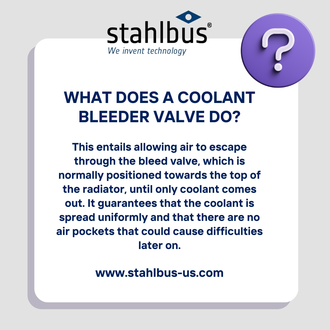 StahlbusUsa's tweet image. Unleash the secret of a smooth-running engine with a coolant bleeder valve! 🚗💨 

Say goodbye to air pockets and hello to uniform coolant flow. Get the scoop at stahlbus-us.com and keep your ride purring perfectly. 🛒

#SmoothEngine #NoMoreAirPockets #StahlbusMagic