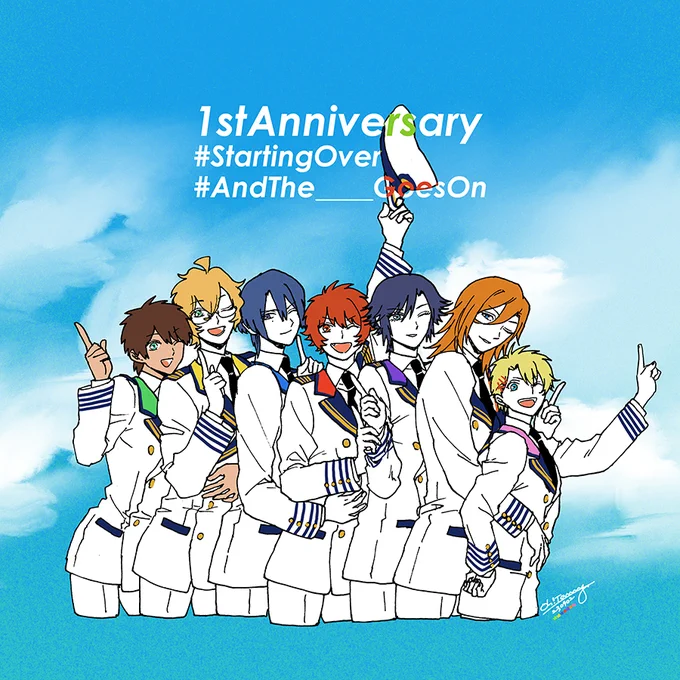 1周年おめでとうありがとう 