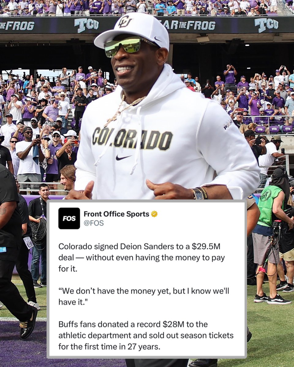 BleacherReport's tweet photo. Prime just upset last season's national title runner-up in his first game 👏

(h/t @FOS) https://t.co/M4vYJnWtRO