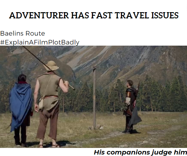 WriterShad0fx's tweet photo. Have you seen Baelin's Route lately? A super fun short film from the fine folks at @vivadirt Yes the folks that brought you EpicNPCMan, VivaD&amp;D, D&amp;D Logic, and more. https://t.co/gHvDMXvVYL https://t.co/OARjLcGKpZ