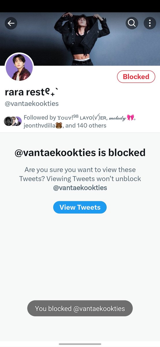 LAAHHHH BARU SADAR MUTUALAN 😭🙏 hati-hati gaiss
x.com/vantaekookties… langsung block aja.
Kasusnya liat rt-an aku