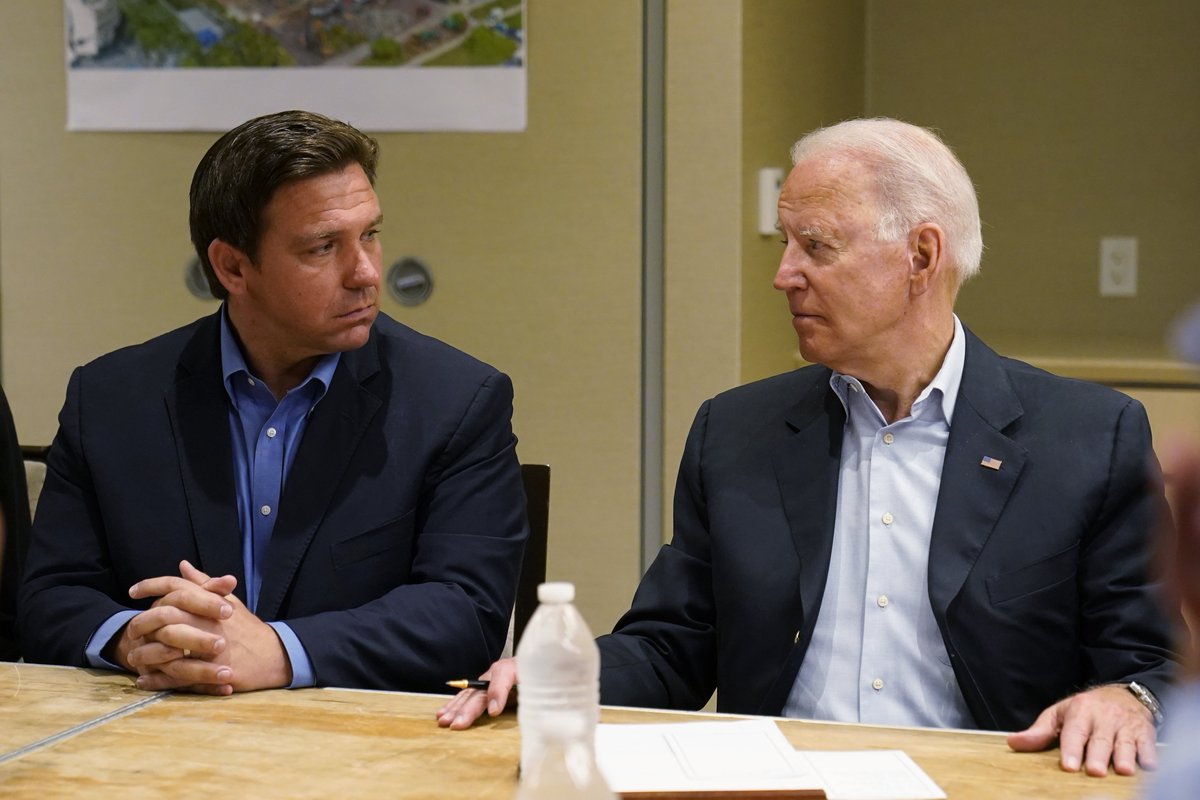 🚨 SURPRISE: DESANTIS LIED

Yesterday Ron DeSantis said he would not be meeting President Biden today in Florida because it would create "security concerns" in the area. Since then, some telling facts have come out that show DeSantis is indeed lying:

* WH and DeSantis’ team