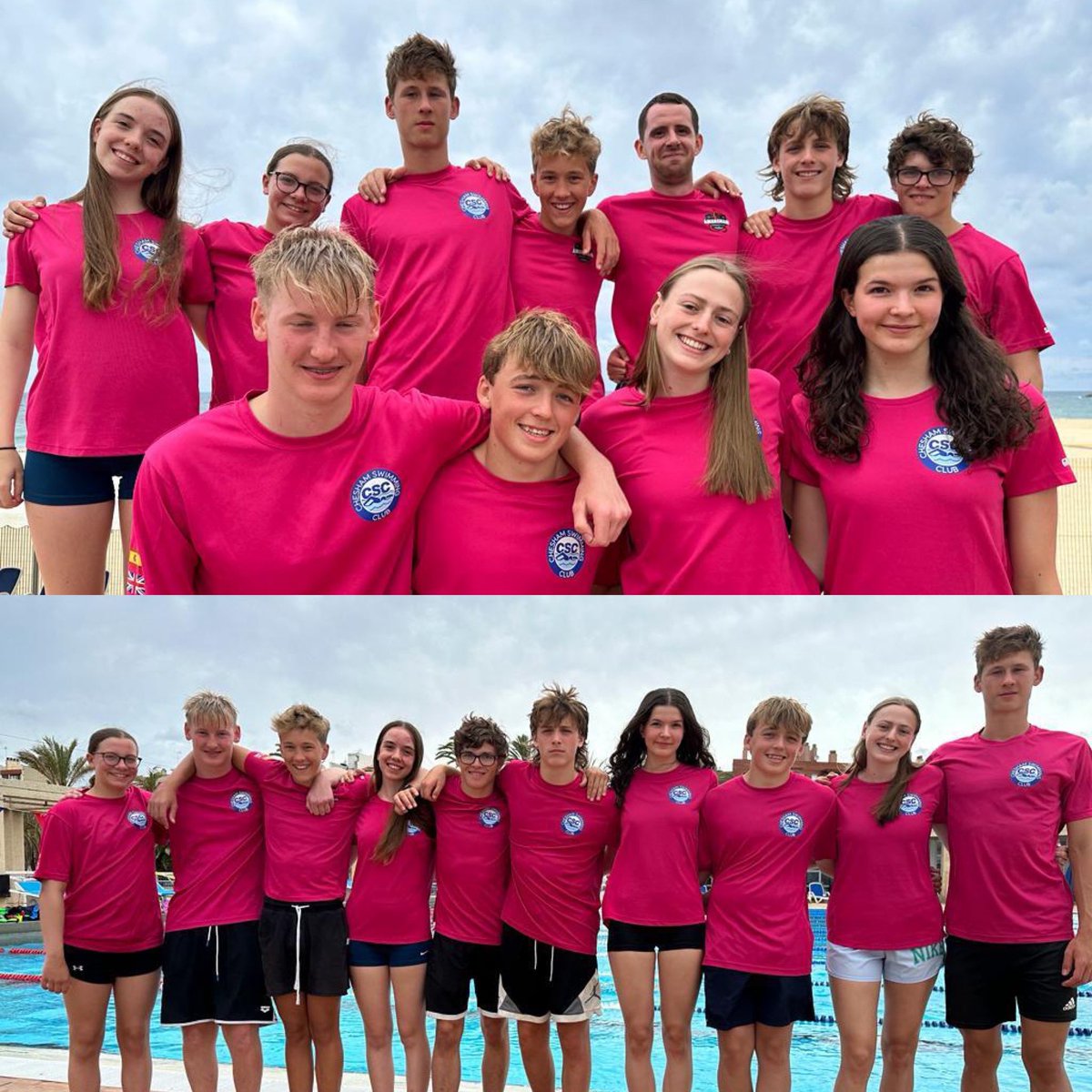 CheshamSC's tweet image. Happy swim campers on their last day in Spain 🇪🇸 😊😎💙🤍