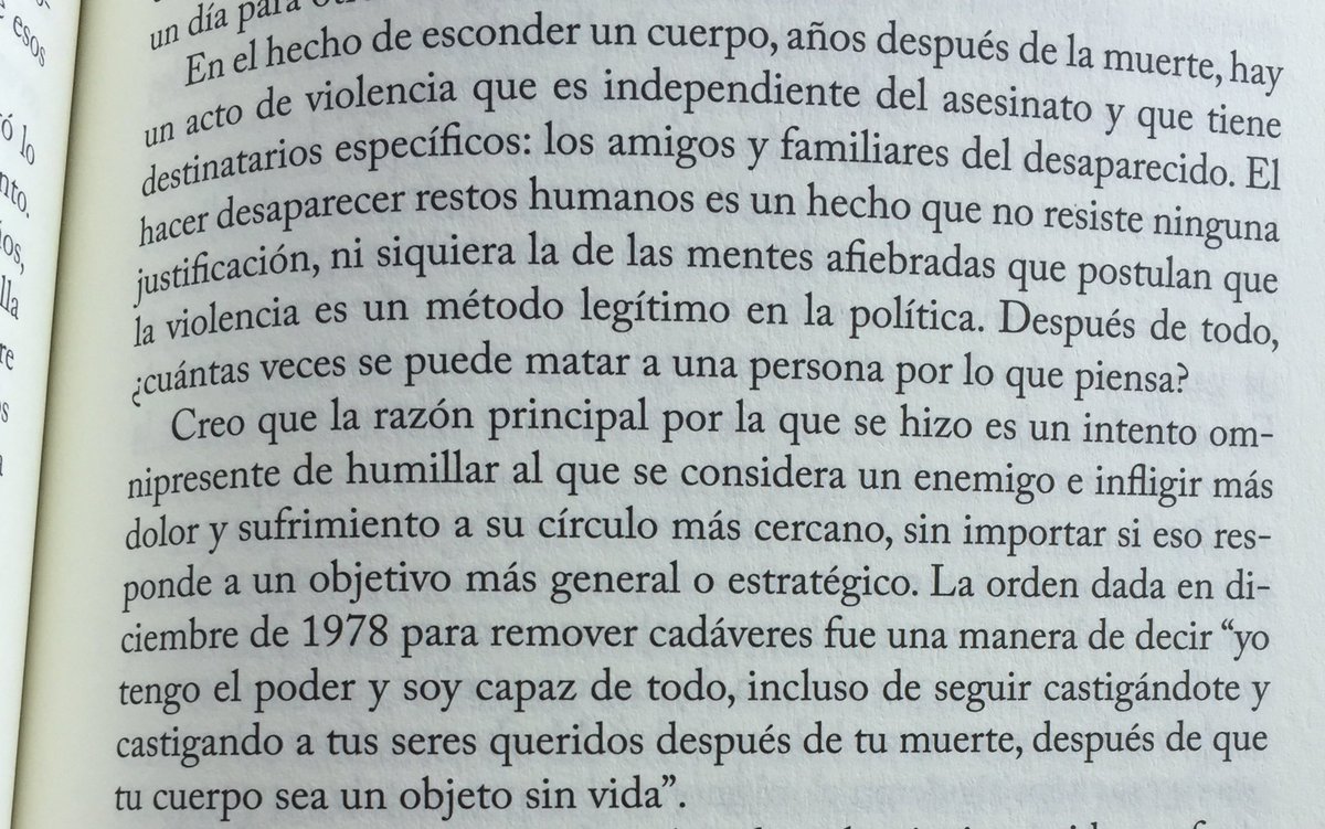 Por esto es tan importante el #PlanNacionaldeBúsqueda (extracto de libro La búsqueda de Cristóbal Jimeno y @DanielaMohor).