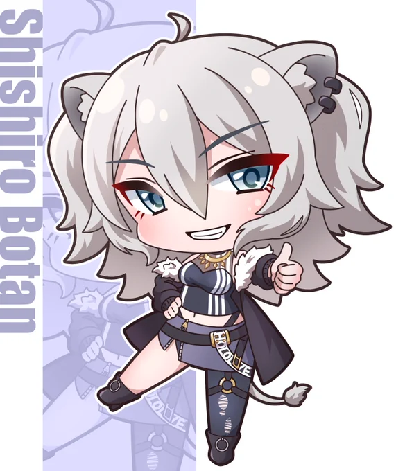 ししろん #ししらーと #獅白ぼたん 