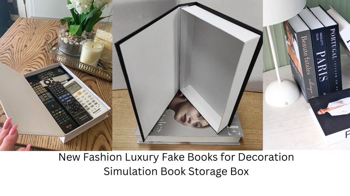 PkStoreLTD's tweet photo. Elevate your home decor with our New Fashion Luxury Fake Books! These stylish simulation book storage boxes are perfect for decorating or storing your treasures. Choose the open style for versatility.🔥📚 #HomeDecor #StorageSolution #UniqueDesigns #decoration #Like #follow #UK https://t.co/ZLnvIXpwgr