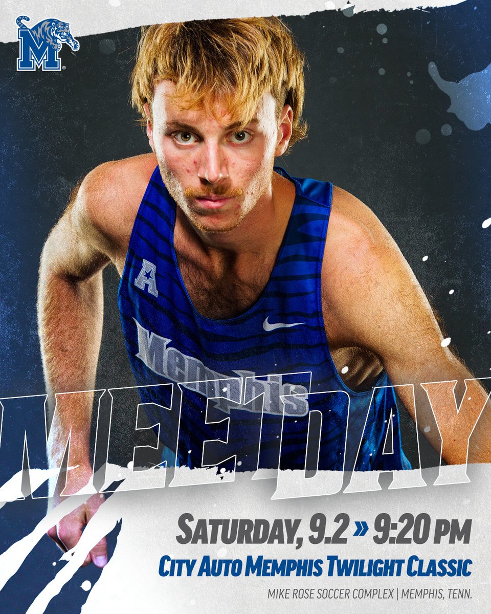 Tonight, 𝒘𝒆 𝒓𝒖𝒏. 🏃

🏟 » City Auto Memphis Twilight Classic
📍 » Memphis, Tenn.  
⏰ » Women 9:20 / Men 10 p.m.
📊 » gotigersgo.me/3sCBlbT

#GoTigersGo