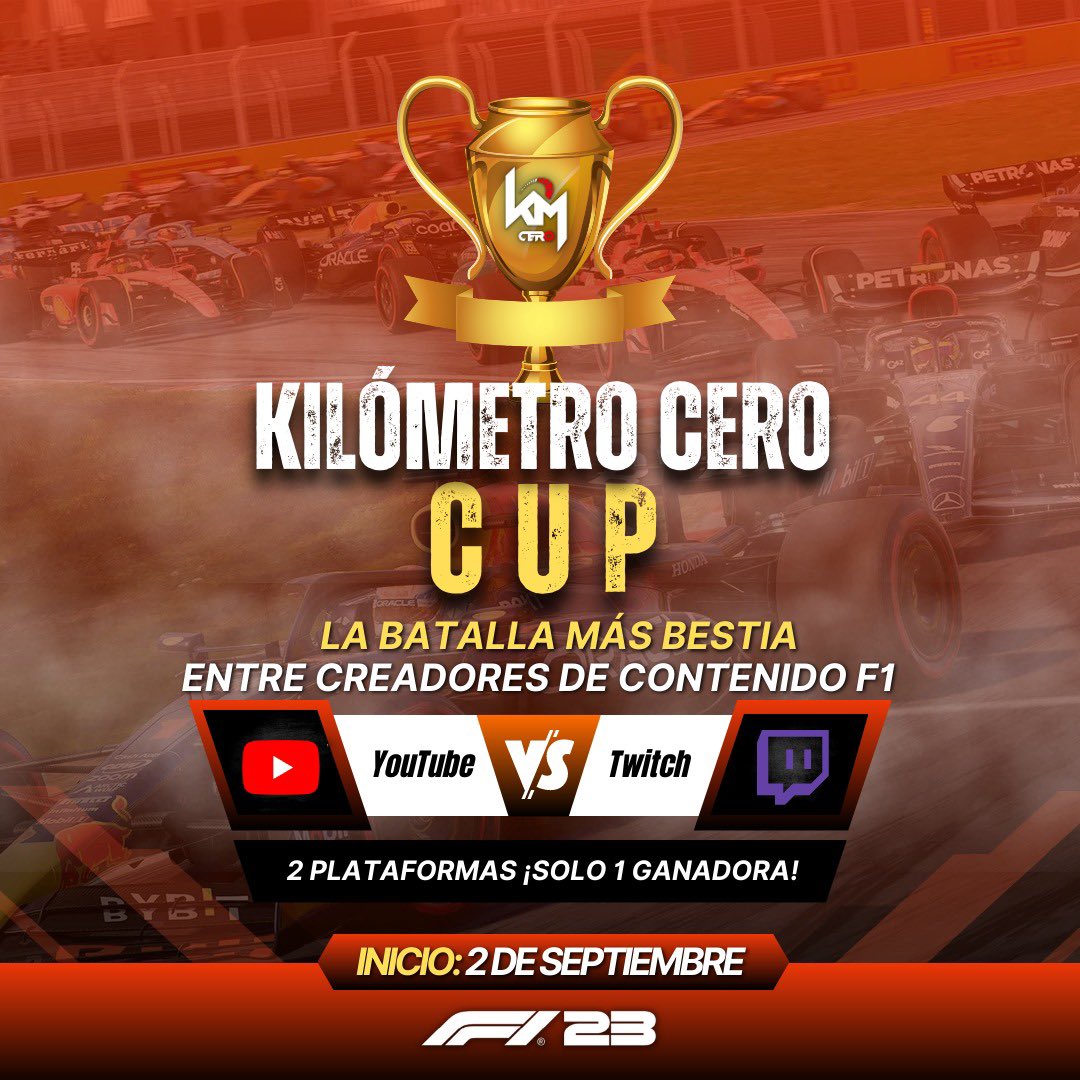 🔴Estamos EN DIRECTO 🔴

@Javienkart nos representa en la primera CARRERA de la #KilómetroCeroCup 🏆 

Compite contra @Rotren_, @bydaviiz7, @FormulaDirecta, @Stradi81 y el resto de grandes streamers de F1 🔥

No te lo pierdas 👇🏼
kick.com/JaramaFan