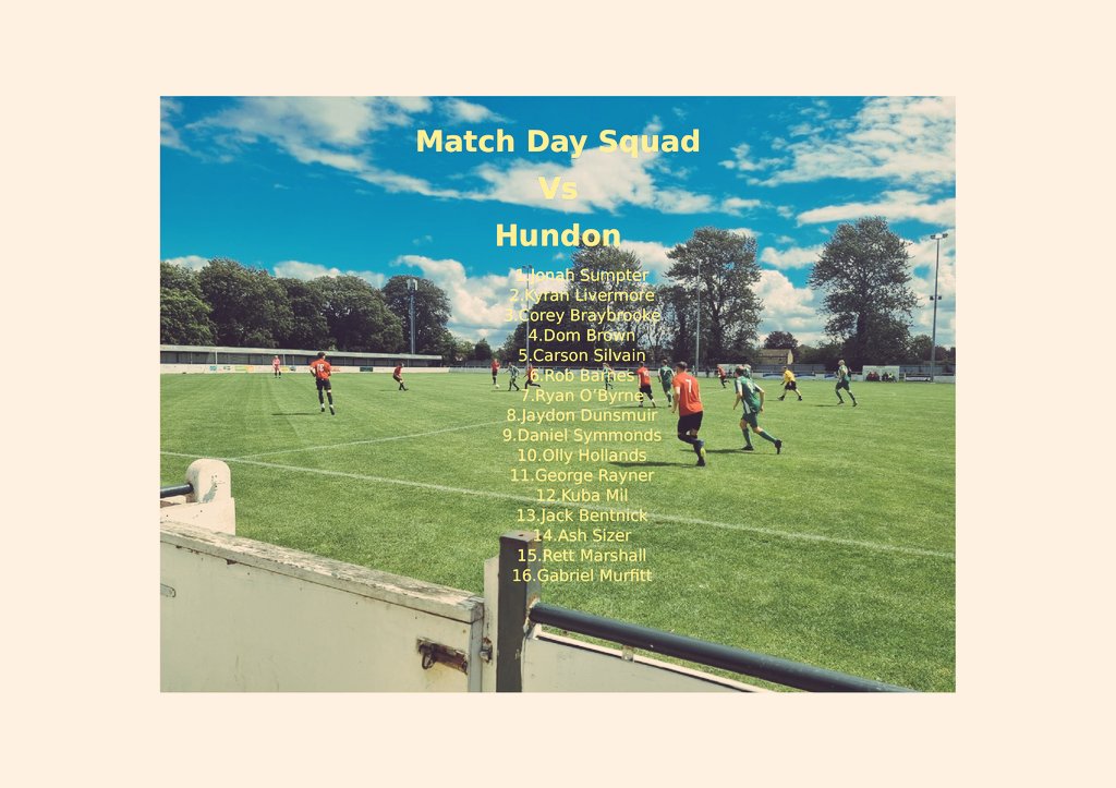 Soham Town Rangers Reserves tweet media