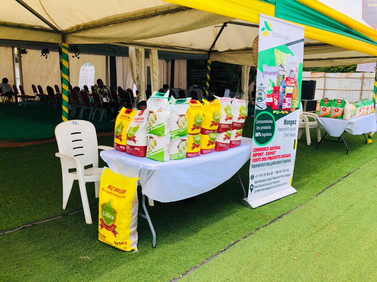 [ JOUR 1 | SALON DU RIZ PRODUIT AU TOGO🇹🇬 ]

Exposition, animation culturelle et artistique des marques de riz produits au Togo. 

#SalonRizTogo
#Adjafi11
#Denyigban