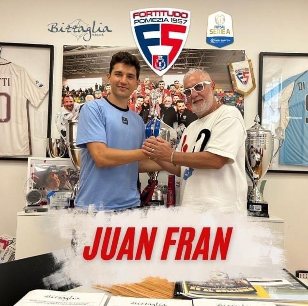 <a href="/MarlonVelasco8/">Marlon Velasco</a> <a href="/afckairat/">KAIRAT FUTSAL</a> @DivCalcio5 <a href="/ciampino_a_n/">Ciampino Anni Nuovi</a> <a href="/AnieneC5/">Cybertel Aniene C5</a> <a href="/lolosuazo10/">Manuel Suazo</a> 🇪🇦🔄🌍 Españoles por el mundo 🏃🏻‍♂️

🏆 Serie A @DivCalcio5 Italia 🇮🇹

⚽ <a href="/Matteusr26/">Matteus</a> 🇧🇷🇪🇦
⚽ <a href="/JuanFri999/">Juan Fran</a> 🇪🇦

❤️💙 #FortitudoPomezia 🇮🇹

#Italia #Brasil #España #Espana #Futsal #5x5