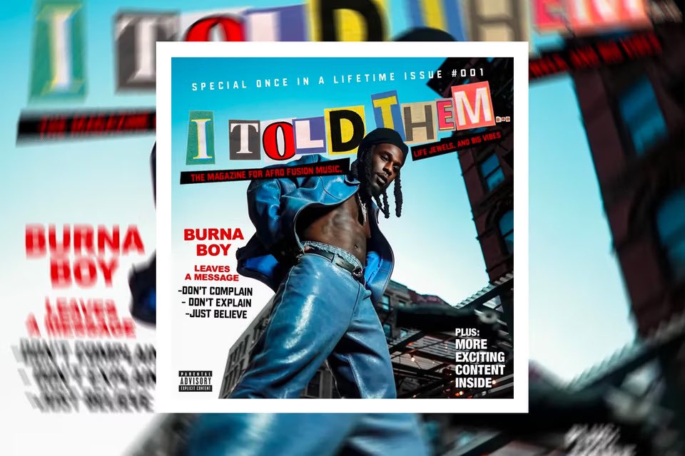 Akademiks's tweet photo. Burna Boy “I Told Them” sells 21K first week. https://t.co/iS3Gags2xt