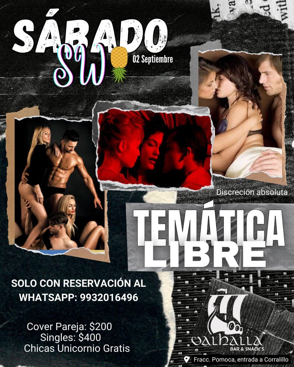BarSwTabascoMx's tweet photo. Listos para hoy? Resevaciones al número del flayer banda SWINGERA de Tabasco, los esperamos. https://t.co/Lwu5TdywDS