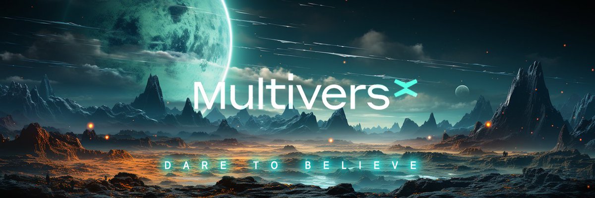 8 #MultiversX banners 'Dare to Believe' edition for X (Twitter).

#EGLD #AllForTheX #DareToBelieve #HypergrowthX #TurquoiseWave @kingjimmyc