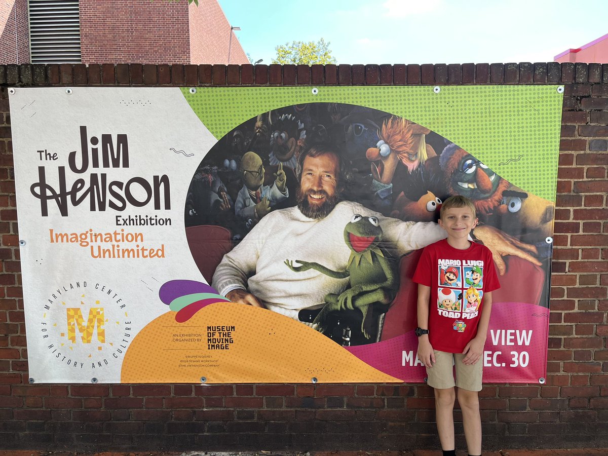 Checking out the Jim Henson exhibit at @MDHistory