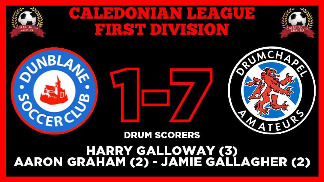 DrumAmsFC's tweet photo. Todays result…

ATB to @DunblaneSoccer 🤝🏽

#MTD ⚫️⚪️🔴 https://t.co/vpBQqYL4G8