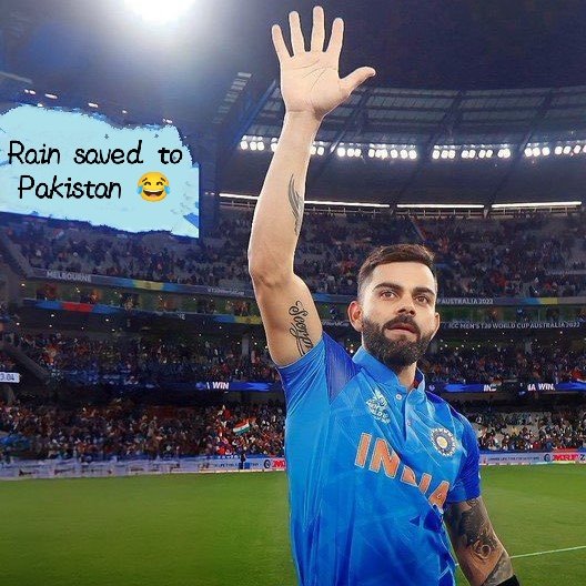 kapil9994's tweet photo. @ICC Barish ney bacha liya 😂😂

#INDvPAK #AsiaCup2023 #PAKvIND https://t.co/TbA1SAI9w0
