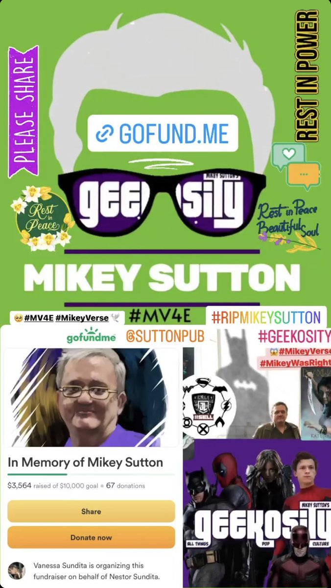 Josh62488's tweet photo. https://t.co/ySa1Zwfkyx
🙏❤️‍🩹🕊️
@MikeySutton1 meant so much to us Fans in Snyderverse Community. 214 isn’t much but it’s a very significant # to us. I challenge everyone to try to donate anywhere from $2.14 to $214 to help #MikeySutton family in need #MikeyVerse #MV4E #Dreamwalker https://t.co/stQwspyReR