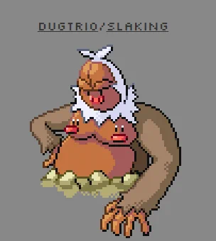 putting dugtrio in the infinite fusion calculator yields some of the worst results imaginable 