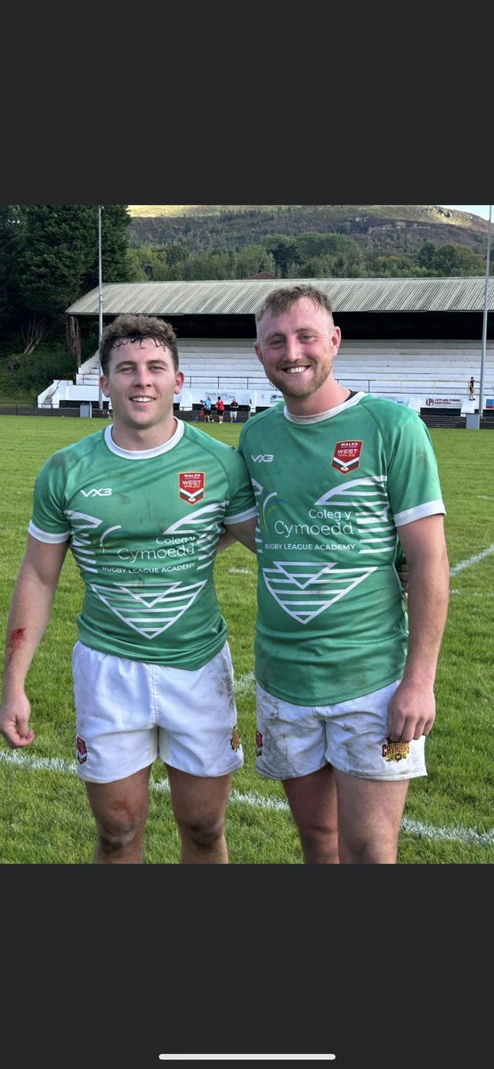 Massive well done to @AlexBurton_9 and @lewys_blayney1 playing for west wales today ⚔️👏