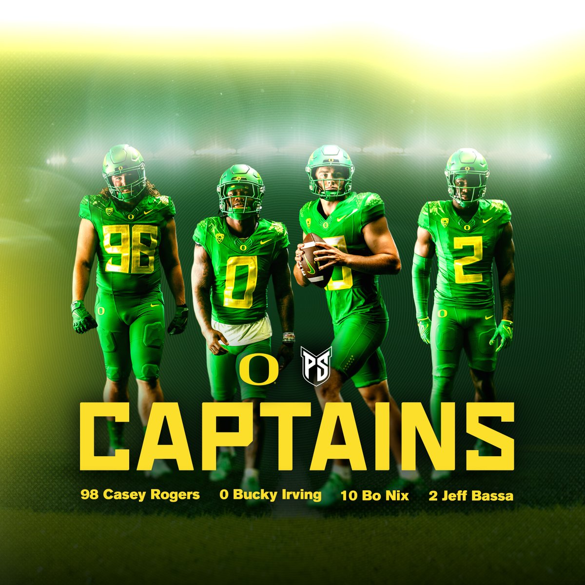 Game 1 Captains. #GoDucks