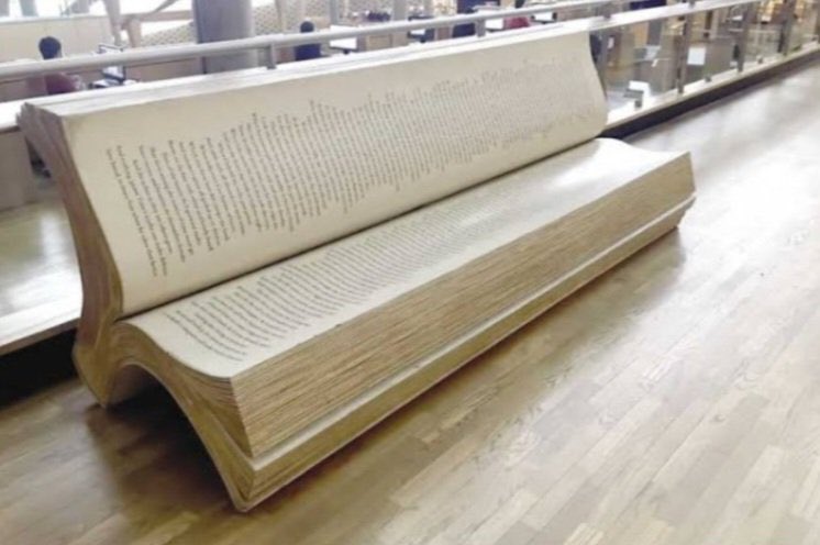 A place to sit and read. One of these benches is currently in the Bibliotheca of Alexandria in #Egypt #timetoread