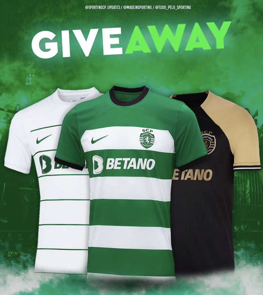 🚨 O Mercado acabou mas está aqui o teu último reforço para a nova época❗️

Para participares e ganhares uma camisola à escolha só tens de:

• Dar Like e Retweet
• Seguir <a href="/SportingMade/">MadeInSporting</a> e <a href="/UpdatesSporting/">Sporting CP Updates</a> 

O sorteio termina a 16/9!
Boa Sorte Leões!