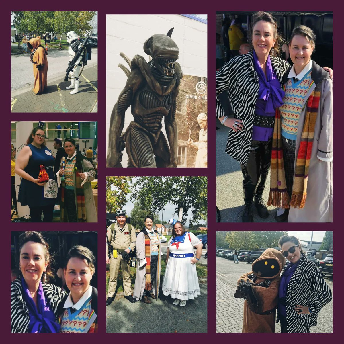 Alligatoruk1975's tweet photo. Also great to meet the lovely #CatrinStewart (Jenny) and #DanStarkey (Strax) from Doctor Who... or as us #InsideNo9 fans know him "Blue Demon Dwarf" 😂😂😂 @walescomiccon https://t.co/DqHkJwBDM9