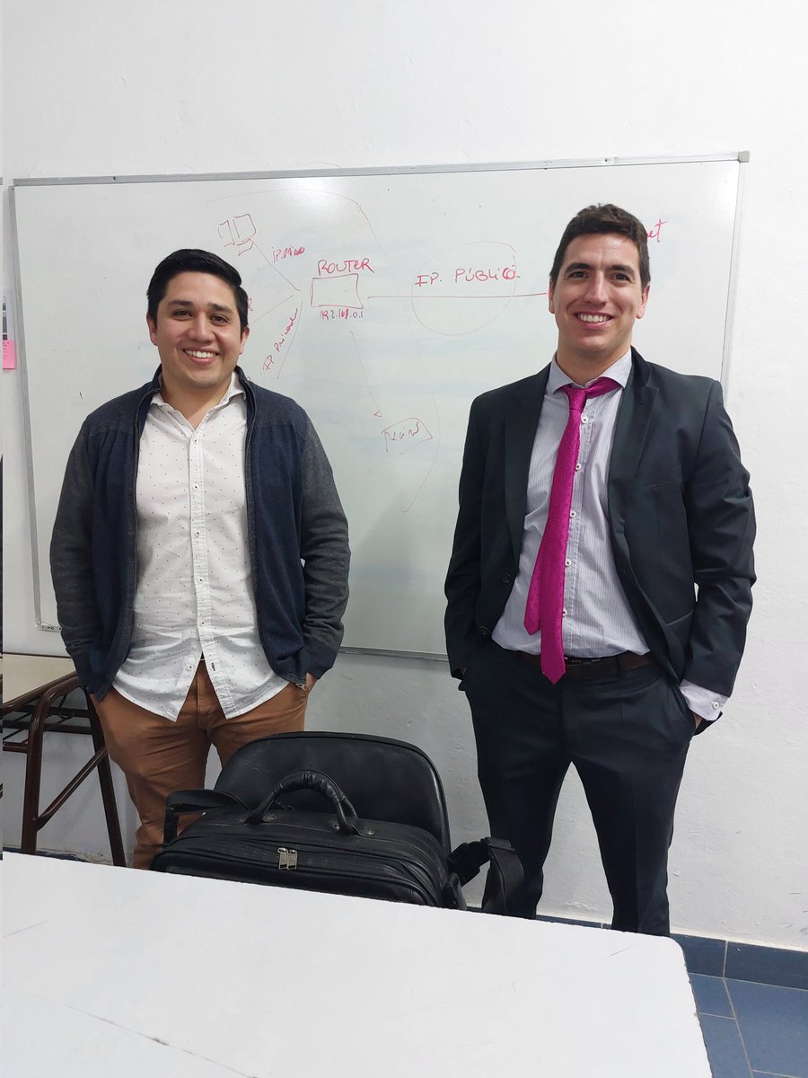 MartinIgnacioRN's tweet photo. Dando clases de la materia Cibercrimen en la Escuela de Cadetes de la PRN a los futuros oficiales con mi amigo y profe @nicoyanky ! https://t.co/9m7dMVl5KD
