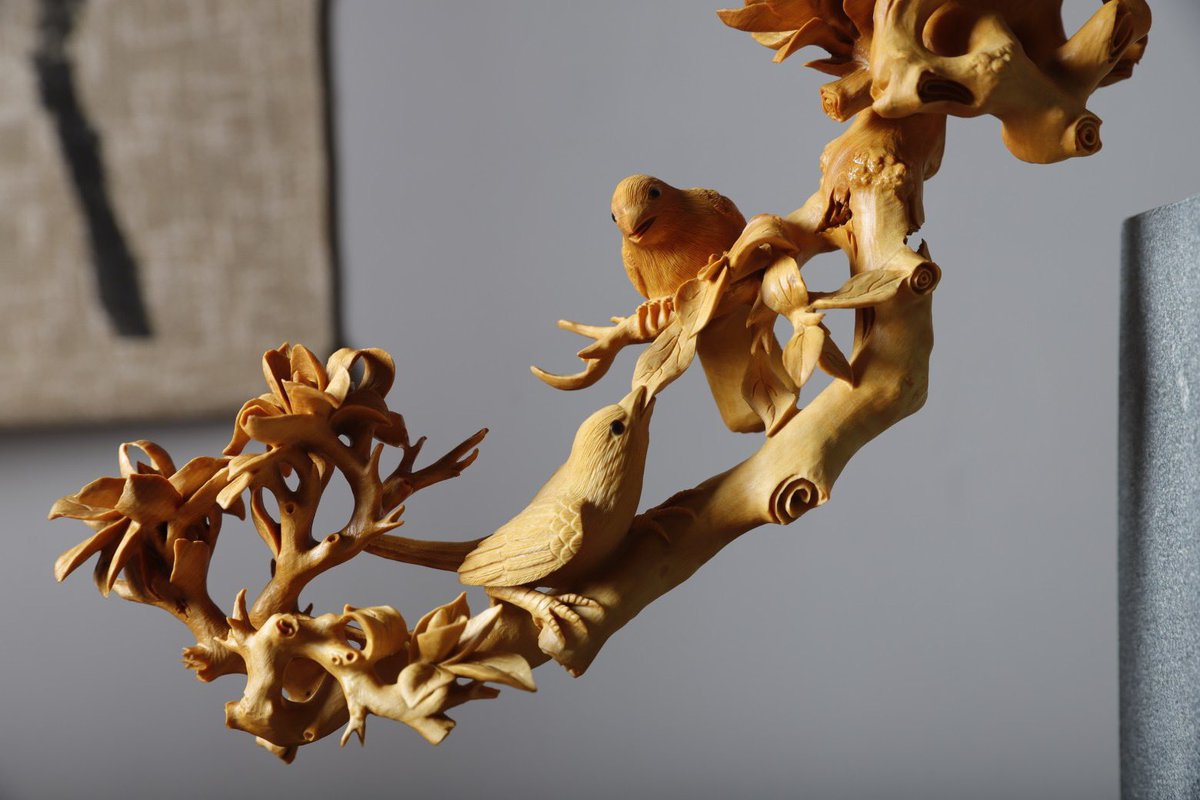 The world's top wood carving art tweet media