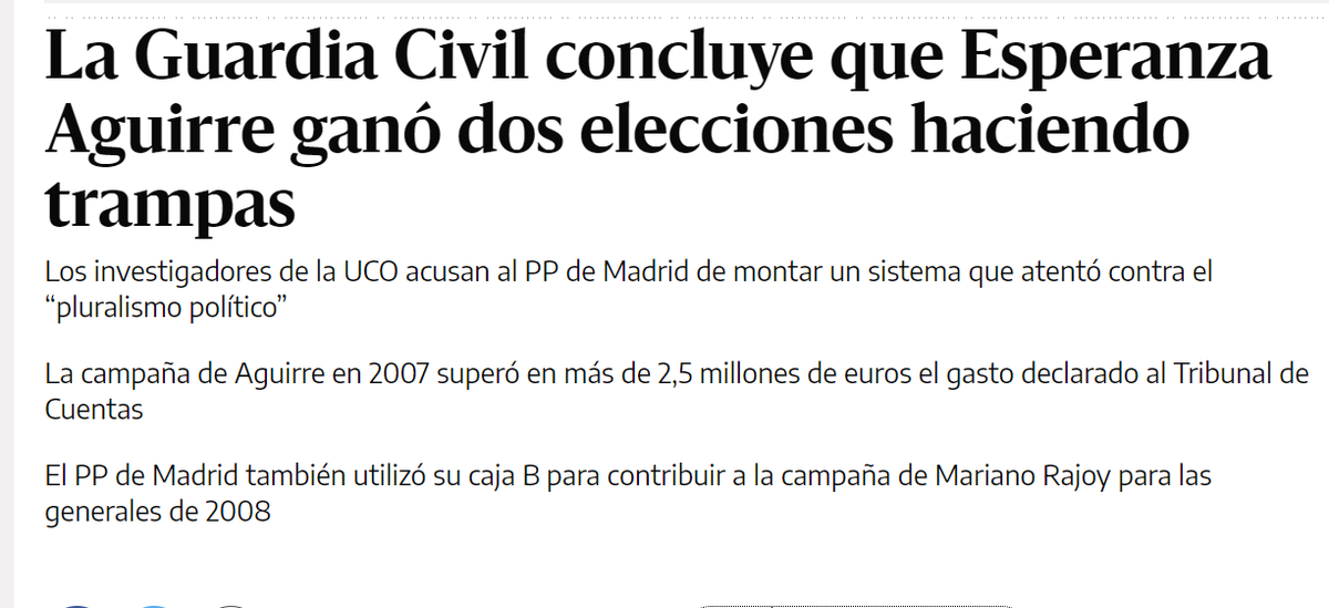 Famelica_legion's tweet photo. Recuerden esta noticia de 2017 cuando @EsperanzAguirre aparezca en los programa pontificando.

La Guardia Civil concluye que Esperanza Aguirre ganó dos elecciones haciendo trampas    https://t.co/9E76P7uAQL 
 https://t.co/QKFAo4gDnf