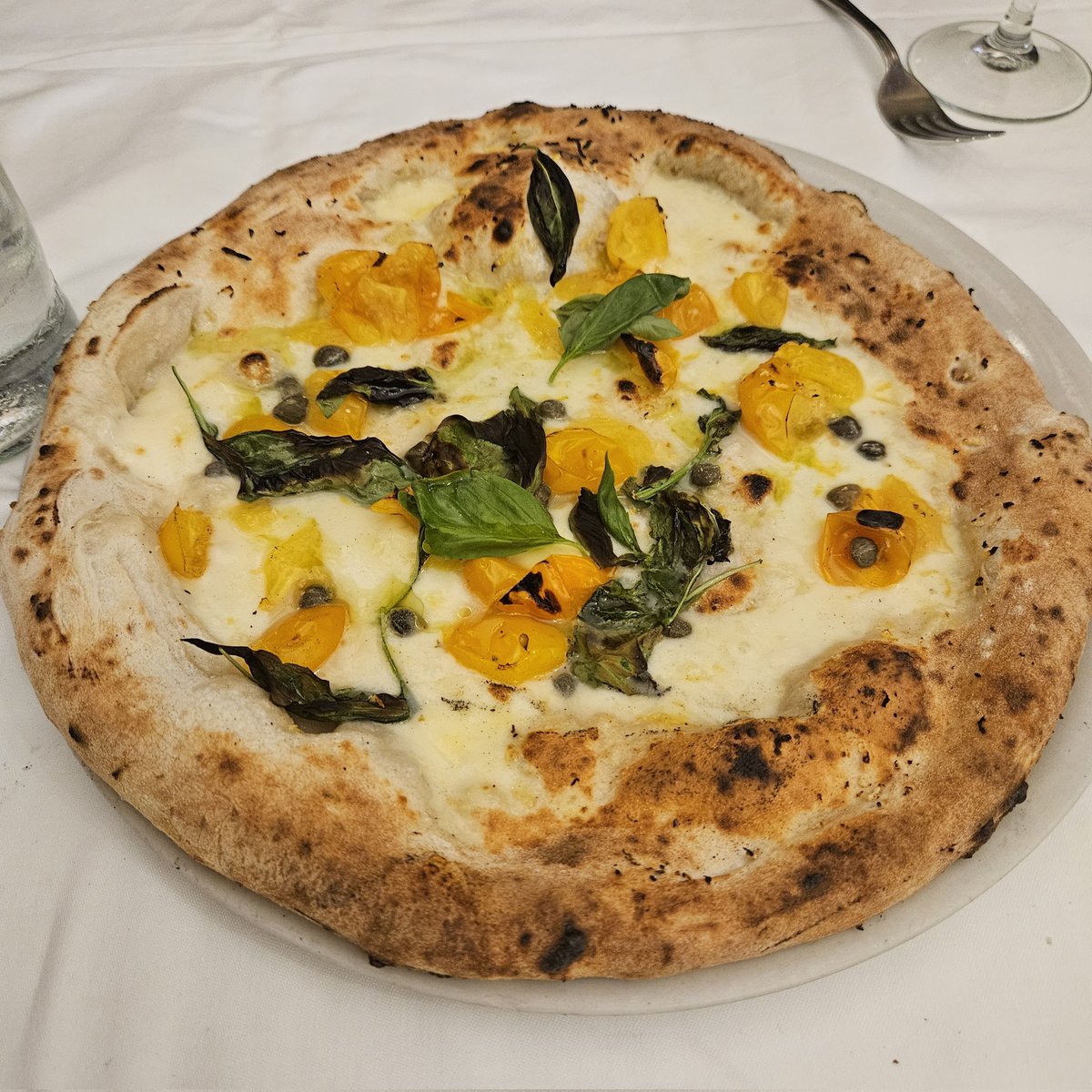 Pizza at the cradle of Pizza. Antico Pizzeria Port Alba in Naples. Founded in 1738.