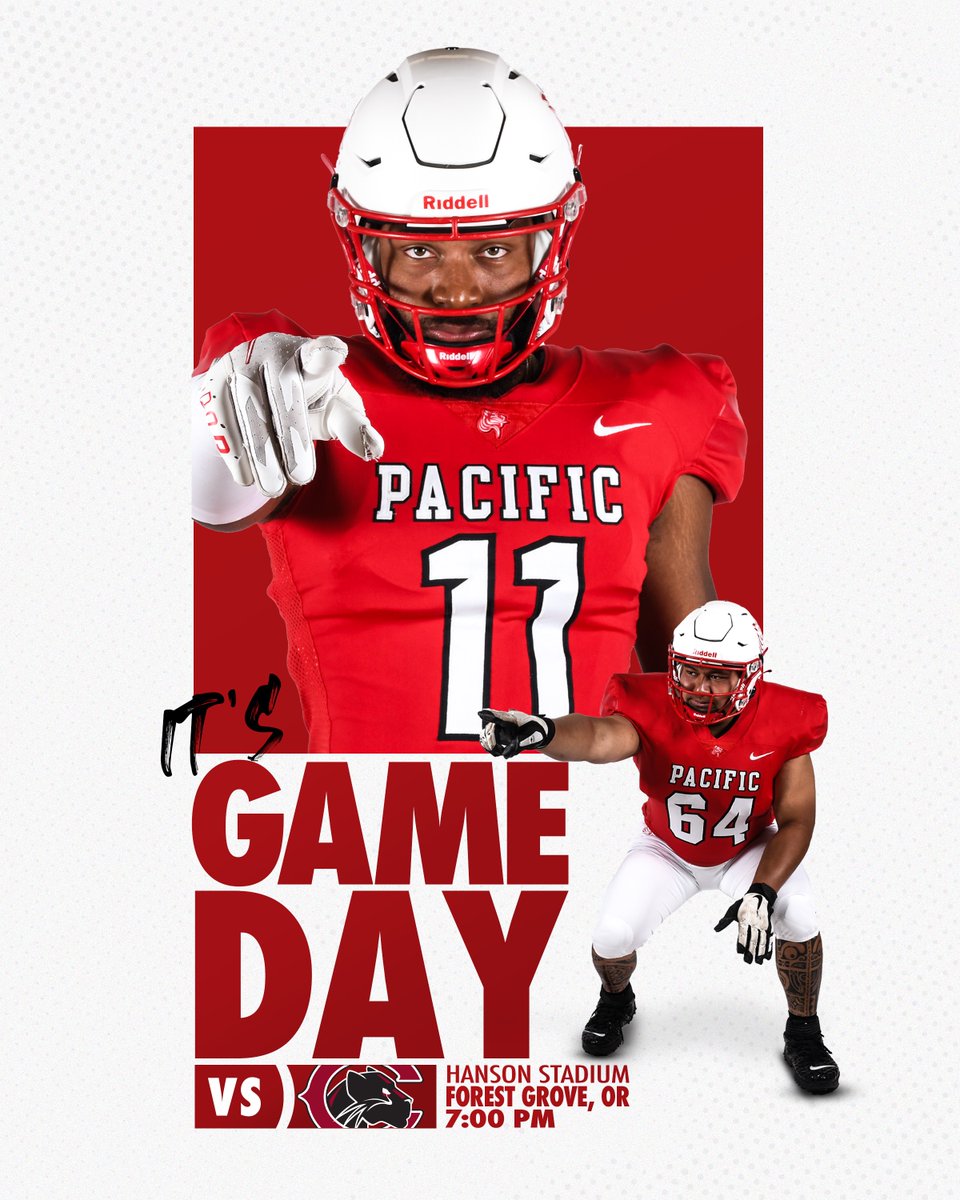 It's Game Day in Forest Grove! Pacific opens the 2023 football season tonight at home against Chapman. 📺 team1sports.com/pacificunivers… 📊 statb.us/b/473310 #goboxers @Boxer_Football