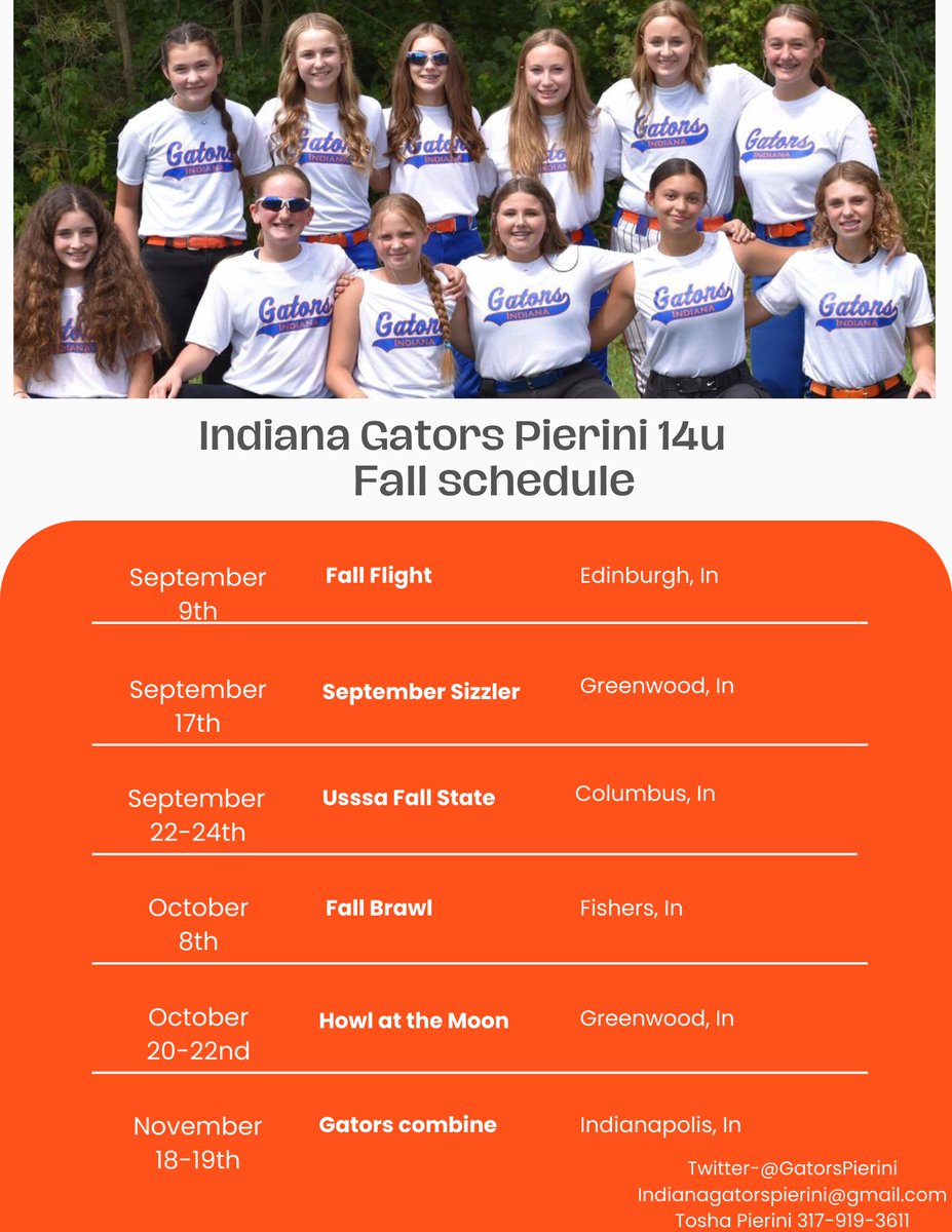 Indiana Gators Premier Pierini tweet media
