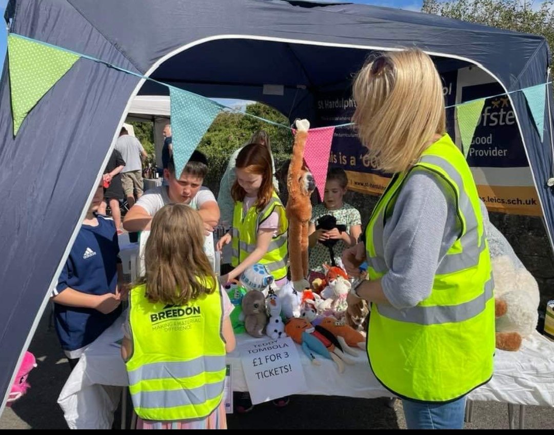 A huge thank you to the PTFA for manning their stall at the Breedon Wakes Festival at church today and all those who supported.