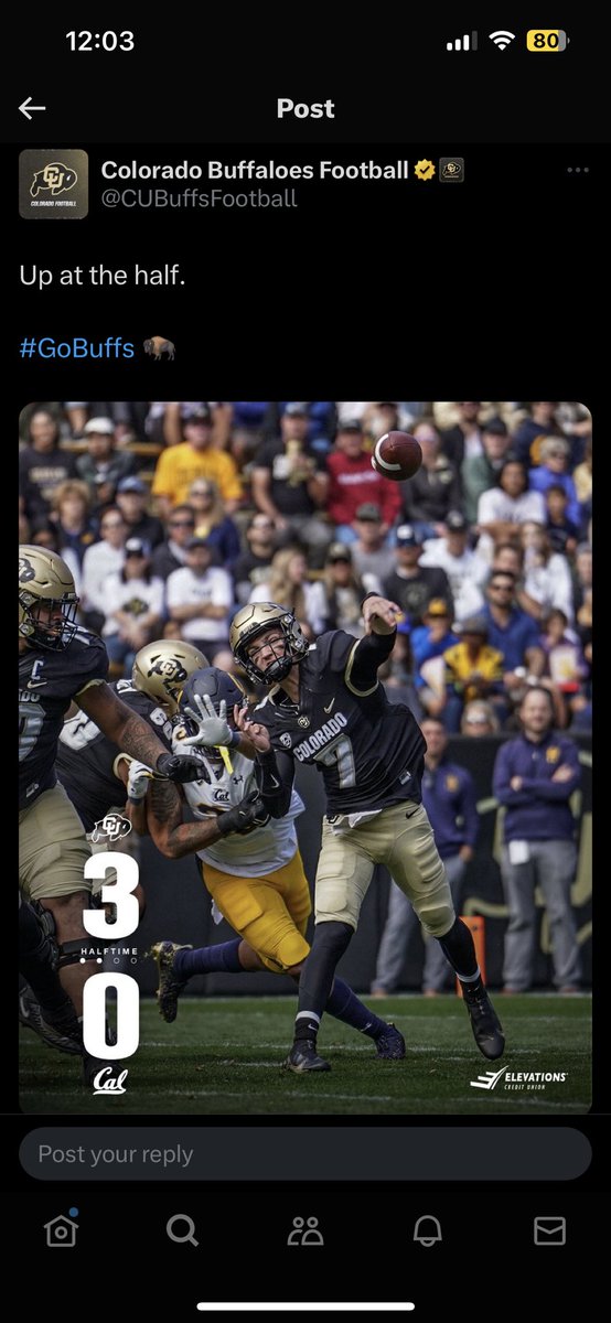 pmacporter's tweet photo. @nocontextcfb Last year vs CAL https://t.co/8o3jY6P8QJ