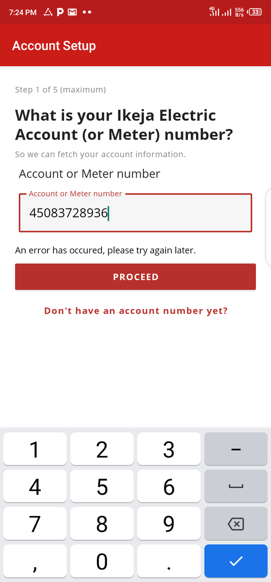 iamlarrick's tweet photo. @IkejaElectric I'm unable to login to my ie mobile app https://t.co/LOPWWWltRM