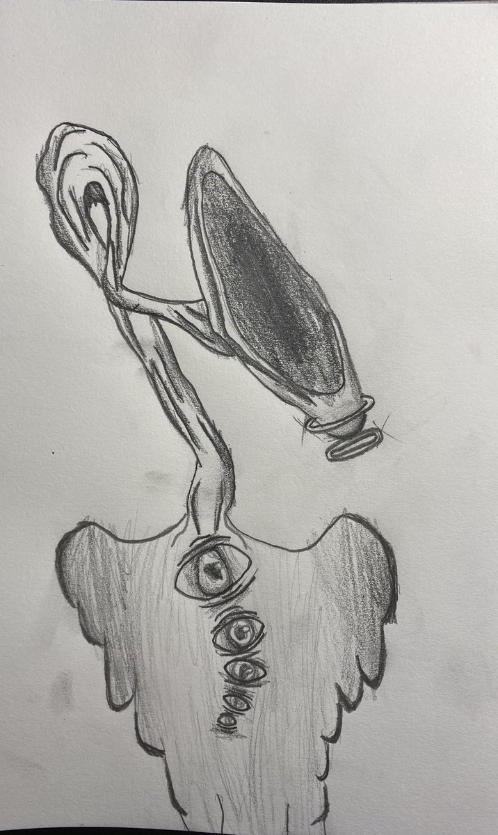 Shrieking “Angel”

#horrorart #horror #unnerving #unnervingimages #creepy #artwork #artcommunity #artist #HorrorCommunity
