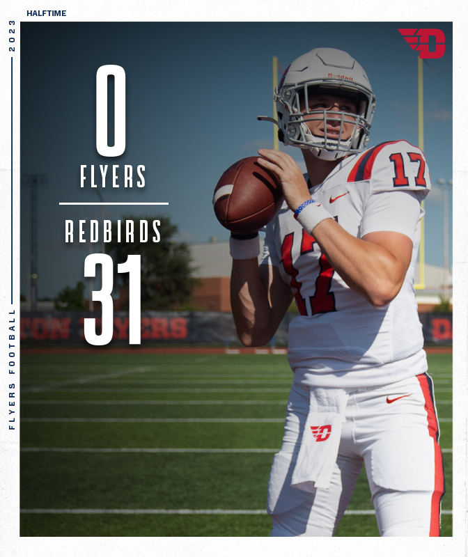 DaytonFootball's tweet photo. Halftime ✈️🏈 https://t.co/wozMeta9FU