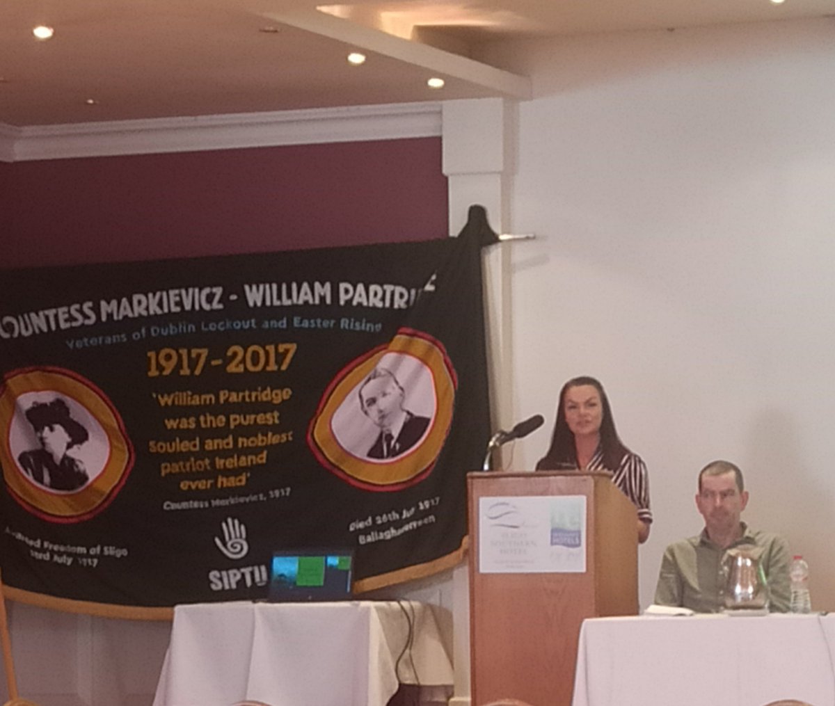 CosgroveNessa's tweet photo. Informed &amp; lived personal experience of caring was the order of the day at the wonderful @SIPTU #MarkieviczPartridge Summer School in #Sligo today. 
#valuingcare
The referendum on Care is a wonderful opportunity for us a society to re-examine what we mean by Care &amp; why it matters https://t.co/F1tSnd6Zta