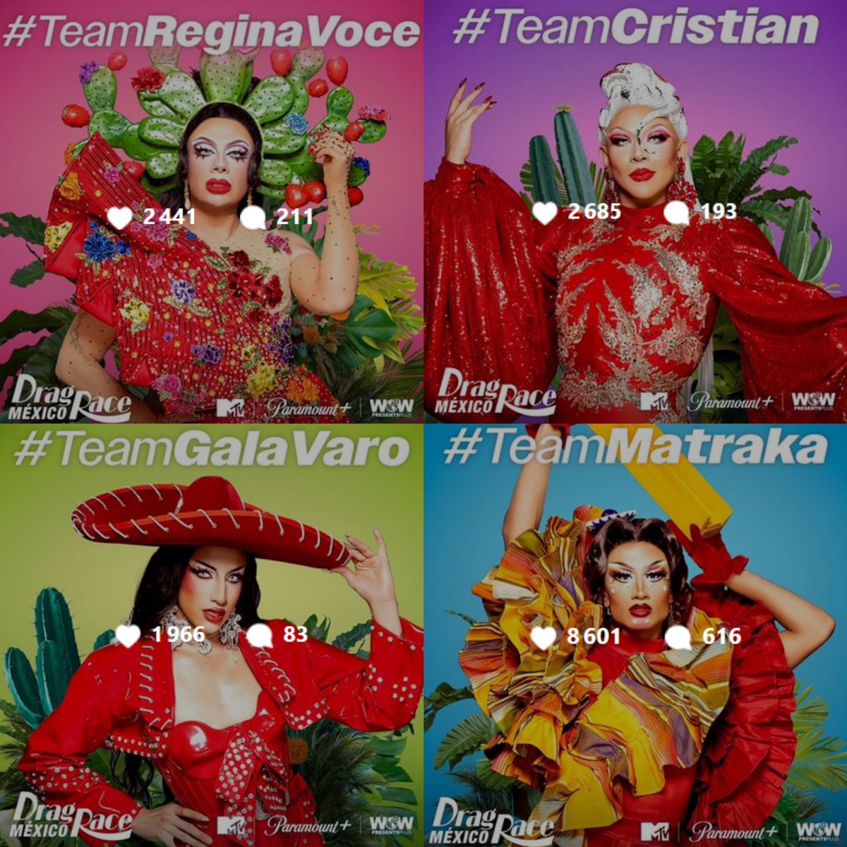 matraka’s likes compared to the other 3 queens is SO 💀💀💀💀