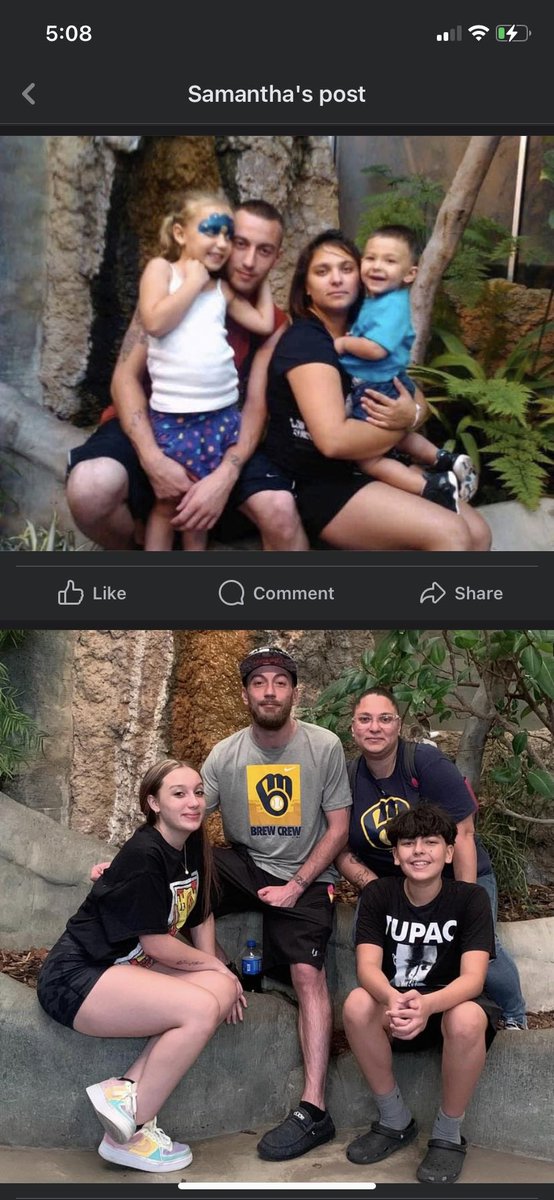 GreenEyeChick_'s tweet photo. Recreate of my family 12yrs later❤️ Same Spot Same Feeling Just a tad bit older #MyWorld #TimeFlies 12 Yrs in the making and a life time to go❤️❤️ https://t.co/6oKcXY7vYM