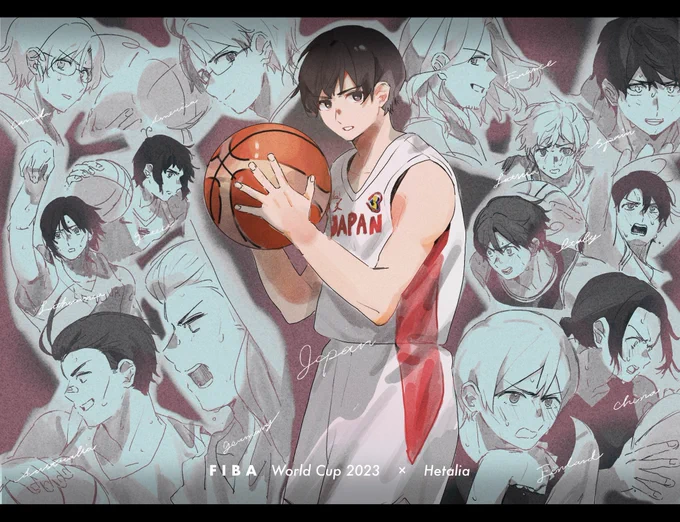  FIBAWC ×  Hetalia  